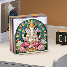 Load image into Gallery viewer, Acrylic Napkin Holder Diamond Painting Kit for Home Table Decor (Ganesha)