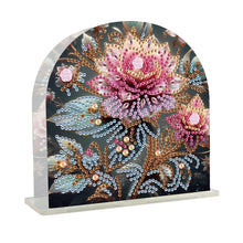 Load image into Gallery viewer, Acrylic Napkin Holder Diamond Painting Kit for Home Table Decor (Flowers)