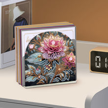 Load image into Gallery viewer, Acrylic Napkin Holder Diamond Painting Kit for Home Table Decor (Flowers)