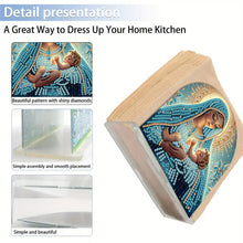Load image into Gallery viewer, Acrylic Napkin Holder Diamond Painting Kit for Home Table Decoration (Mary)