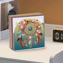 Load image into Gallery viewer, Acrylic Napkin Holder Diamond Painting Kit for Home Table Decor (Dream Catcher)