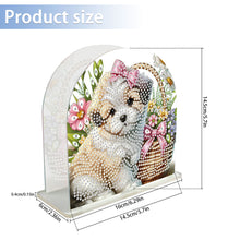 Load image into Gallery viewer, Acrylic Napkin Holder Diamond Painting Kit for Home Table Decoration (Puppy)