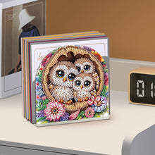 Load image into Gallery viewer, Acrylic Napkin Holder Diamond Painting Kit for Home Table Decoration (Owl)