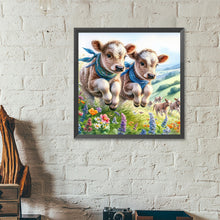 Load image into Gallery viewer, Diamond Painting - Full Round - Cow (40*40CM)