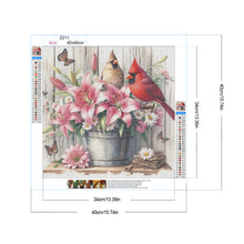 Load image into Gallery viewer, Diamond Painting - Full Round - Lily and Bird (40*40CM)
