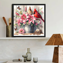 Load image into Gallery viewer, Diamond Painting - Full Round - Lily and Bird (40*40CM)