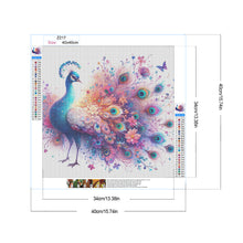 Load image into Gallery viewer, Diamond Painting - Full Round - Peacock (40*40CM)