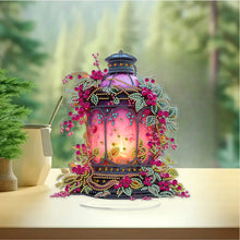 Load image into Gallery viewer, Acrylic Special Shape Flower Lantern Diamond Painting Desktop Ornaments