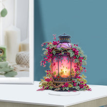Load image into Gallery viewer, Acrylic Special Shape Flower Lantern Diamond Painting Desktop Ornaments