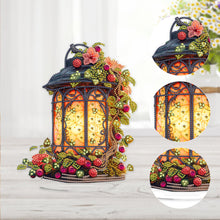 Load image into Gallery viewer, Acrylic Special Shape Flower Lantern Diamond Painting Desktop Ornaments