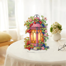 Load image into Gallery viewer, Acrylic Special Shape Flower Lantern Diamond Painting Desktop Ornaments