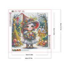 Load image into Gallery viewer, Diamond Painting - Full Round - Gnome flowers (40*40CM)