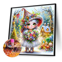 Load image into Gallery viewer, Diamond Painting - Full Round - Gnome flowers (40*40CM)