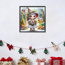 Load image into Gallery viewer, Diamond Painting - Full Round - Gnome flowers (40*40CM)