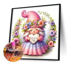 Load image into Gallery viewer, Diamond Painting - Full Round - Gnome flowers (40*40CM)