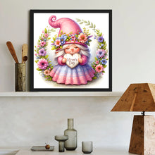 Load image into Gallery viewer, Diamond Painting - Full Round - Gnome flowers (40*40CM)