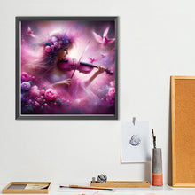 Load image into Gallery viewer, Diamond Painting - Full Round - Violin girl (40*40CM)