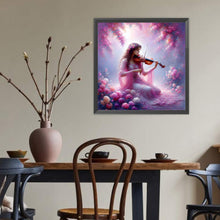 Load image into Gallery viewer, Diamond Painting - Full Round - Violin girl (40*40CM)