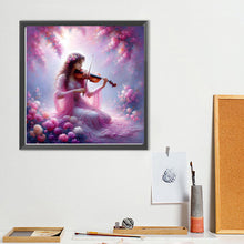 Load image into Gallery viewer, Diamond Painting - Full Round - Violin girl (40*40CM)