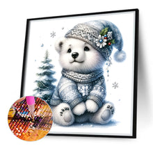 Load image into Gallery viewer, Diamond Painting - Full Round - Winter bear (30*30CM)