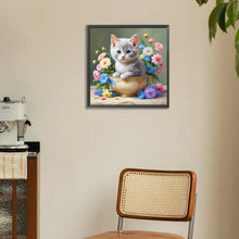 Load image into Gallery viewer, Diamond Painting - Full Round - Cat (30*30CM)
