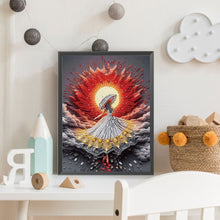 Load image into Gallery viewer, Diamond Painting - Partial Special Shaped - Girl (30*40CM)