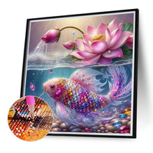 Load image into Gallery viewer, Diamond Painting - Full Round - Lotus koi (40*40CM)