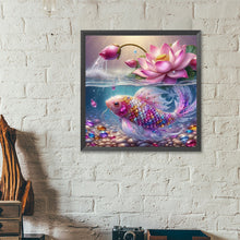 Load image into Gallery viewer, Diamond Painting - Full Round - Lotus koi (40*40CM)