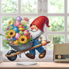 Load image into Gallery viewer, Easter Special Shaped Diamond Painting Desktop Ornaments Kit (Easter Eggs Cart)