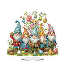 Load image into Gallery viewer, Easter Special Shaped Diamond Painting Desktop Ornaments Kit Decor (Gnomes)