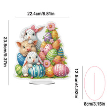 Load image into Gallery viewer, Easter Special Shaped Diamond Painting Desktop Ornaments Kit(Animal Easter Eggs)