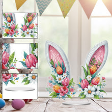 Load image into Gallery viewer, Easter Special Shaped Diamond Painting Desktop Ornaments Kit (Bunny Ears)