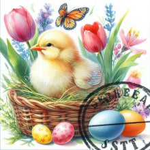 Load image into Gallery viewer, Diamond Painting - Full Round - Easter chicken (30*30CM)