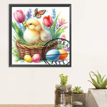 Load image into Gallery viewer, Diamond Painting - Full Round - Easter chicken (30*30CM)