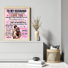 Load image into Gallery viewer, Diamond Painting - Full Round - Words for husband (50*60CM)