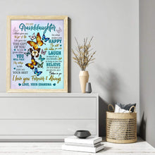 Load image into Gallery viewer, Diamond Painting - Full Round - Words for granddaughter (50*60CM)
