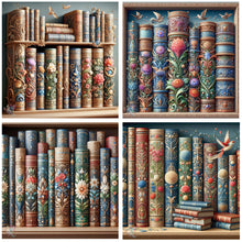 Load image into Gallery viewer, Diamond Painting - Full Square - Bookshelf (40*40CM)