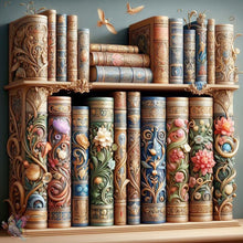 Load image into Gallery viewer, Diamond Painting - Full Square - Bookshelf (40*40CM)