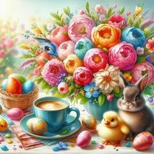 Load image into Gallery viewer, Diamond Painting - Full Round - Easter decorations and small animals (30*30CM)