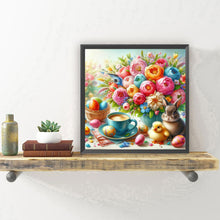 Load image into Gallery viewer, Diamond Painting - Full Round - Easter decorations and small animals (30*30CM)