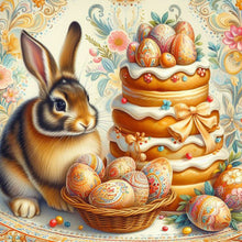 Load image into Gallery viewer, Diamond Painting - Full Round - Easter bunny (30*30CM)