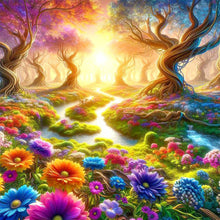Load image into Gallery viewer, Diamond Painting - Full Round - Fantasy forest (30*30CM)