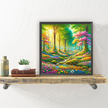 Load image into Gallery viewer, Diamond Painting - Full Round - Forest scenery (30*30CM)