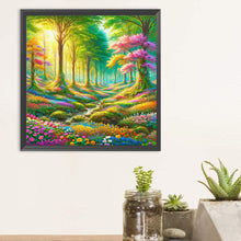 Load image into Gallery viewer, Diamond Painting - Full Round - Forest scenery (30*30CM)