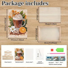 Load image into Gallery viewer, Diamond Painting Wooden Serving Tray with Handles Diamond Painting Dining Plate