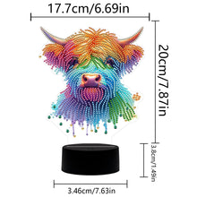 Load image into Gallery viewer, Animal Diamond Painting Night Light with Tools Diamond Art Lamp Home Decoration