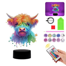 Load image into Gallery viewer, Animal Diamond Painting Night Light with Tools Diamond Art Lamp Home Decoration