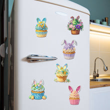 Load image into Gallery viewer, 6Pcs Diamond Painting Refrigerator Magnets Diamond Art Kits Diamond Art Magnets