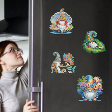 Load image into Gallery viewer, 6Pcs Diamond Painting Refrigerator Magnets Diamond Art Kits Diamond Art Magnets