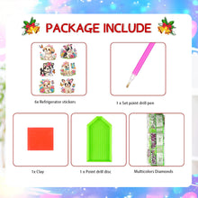 Load image into Gallery viewer, 6Pcs Diamond Painting Refrigerator Magnets Diamond Art Kits Diamond Art Magnets